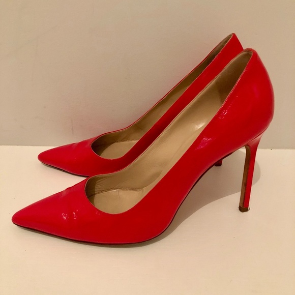 Manolo Blahnik BB 115 Pumps Coral - Picture 1 of 4
